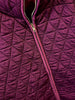 Amy Lightweight Quilted Vest - Maroon