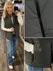 Chris Contrast Accent Vest - Gray/Black
