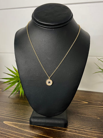 Randi Double Chain Pendant Necklace