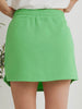 Leah Lime Drawstring Pocket Skort