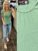 Ashley Green Round Neck Tee