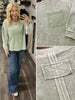 Jayde Rib Long Sleeve w/ Pocket