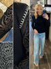 Velvet Mesh Long Sleeve