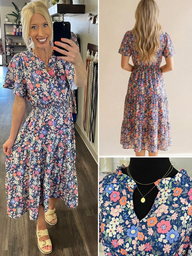 Desi Smocked Waist Dress