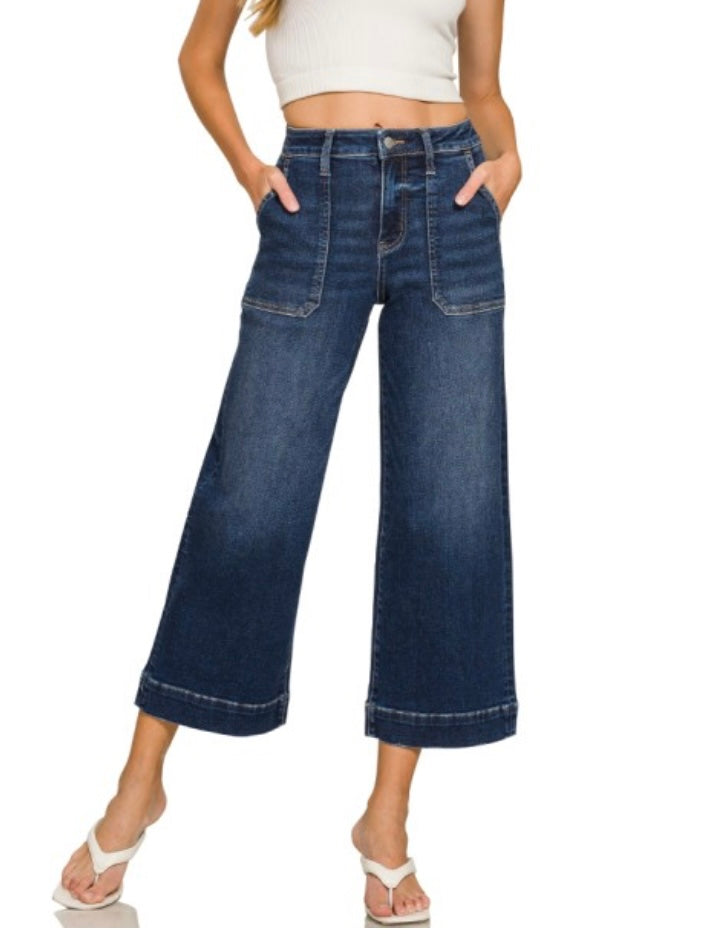 Willma Wide Leg Cropped Jeans