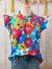 Tillie Floral Flutter Sleeve
