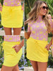Rori Bright Yellow Skort