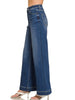 Jill High Rise Wide-Leg Pintuck Denim