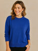 Laura Drop-Shoulder Sweater - Blue