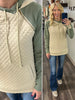 Jaden Quilted Double-Hood Sweatshirt