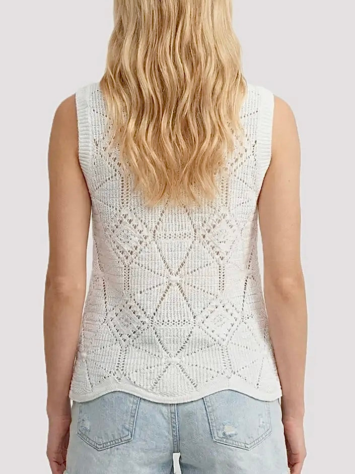 Laurie Sweater Tank - Ivory
