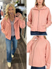 Tinlee Scuba Full-Zip Jacket - Dusty Rose