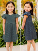 Sydney Black Striped Dress - KIDS