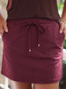 Rori Burgandy Skort