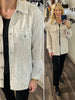 Jolene Corduroy Shacket - Cream