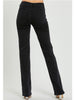 Catrina Mid-Rise Slim Straight - Dark Charcoal