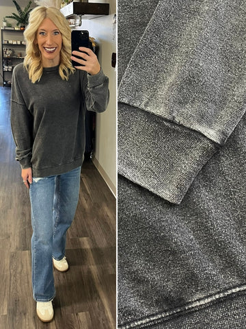 Melany Checker Fuzzy Cardigan