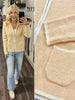 Sam Zip Up Cardigan - Oatmeal