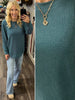 Maddy Ribbed Long Sleeve - Teal