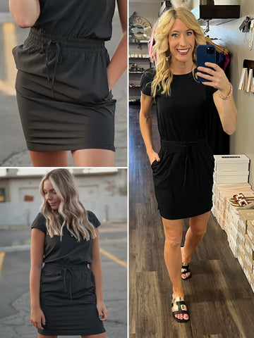 Tracee Distressed Denim Overall Dress
