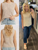 Laurie Sweater Tank - Oatmeal