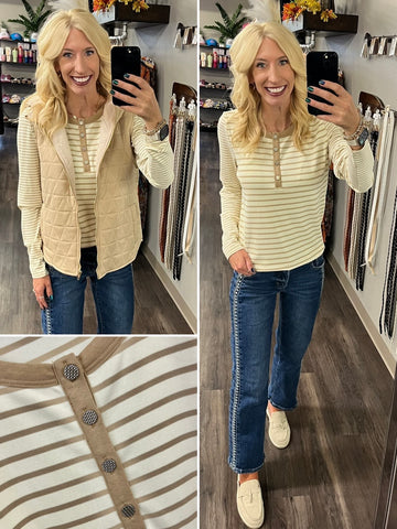 Sam Gold Accent Quarter Zip - Navy