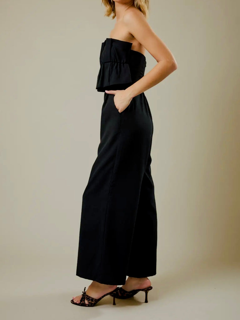 Wendi Ruffle Bodice Jumpsuit