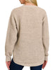 Terri Waffle Knit Sweater - Latte