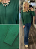 Tillie Center Seam Sweater - Evergreen