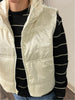 Matilda Puffer Vest - Pearl