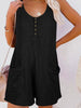 Ashlynn Button Romper with Pockets