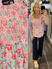 Claire Floral Peplum Blouse
