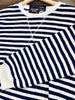 Claire Striped Crewneck - Navy