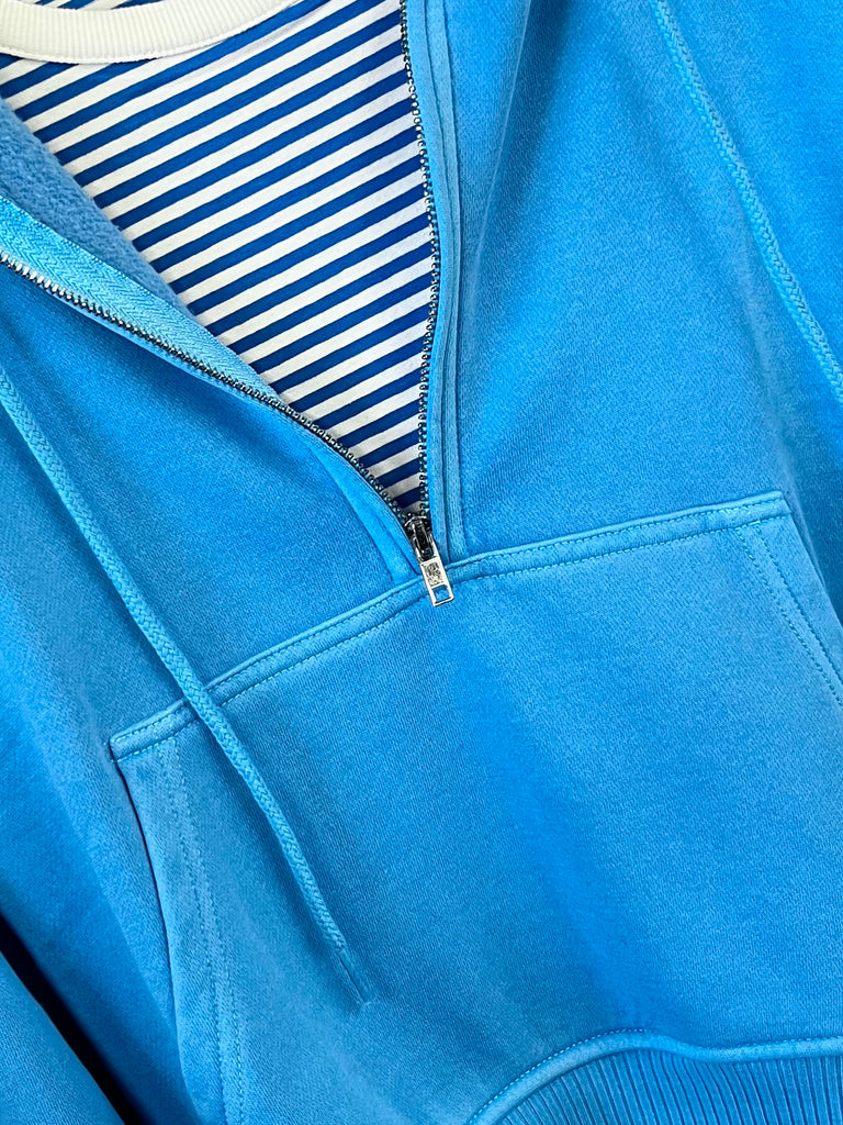 Morgan 1/2 Zip Hoodie - Deep Sky