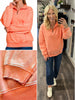 Jessa So-Soft 1/4 Zip Pullover - Coral