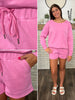 Penelope Crew And Shorts Set - Pink