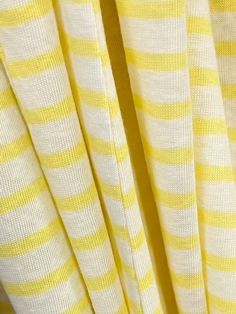 Alexa Striped Tee - Yellow