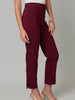 Kristi Stretch Dress Pant - Burgundy