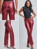 Ella Metallic High-Rise - Wine Sparkle