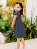 Sydney Black Striped Dress - KIDS