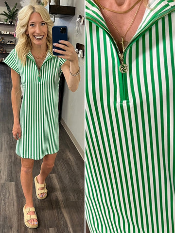 Sadie Stretch "Denim" Look Dress