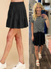 Renlee Butter-Soft Tiered Skirt - Black