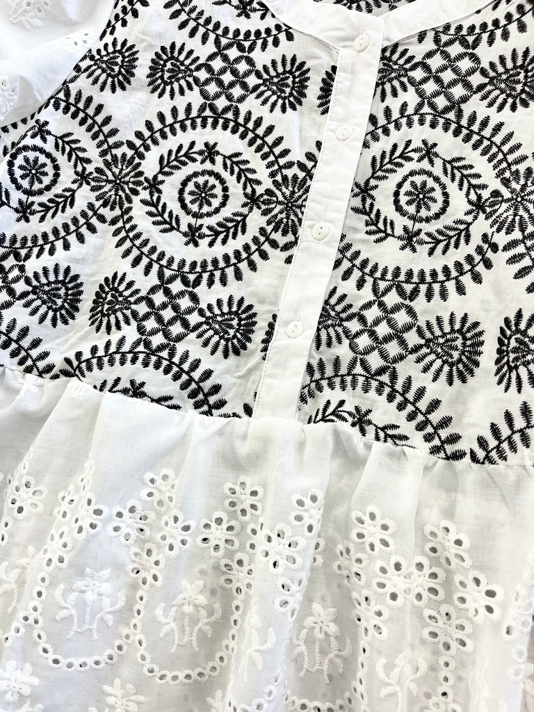 Kallie Eyelet Lace Blouse