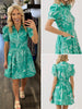 Gabriella Green Floral Dress