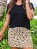 Rori Black/Cream Floral Skort