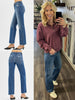 Kassie High-Rise Straight Denim