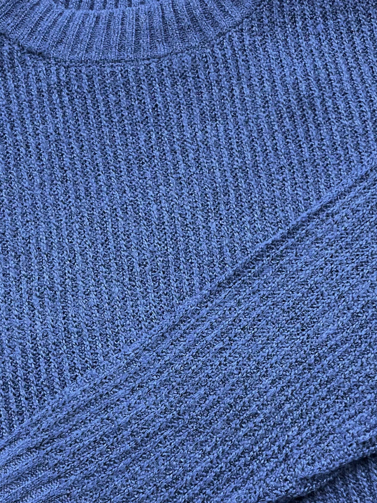 Wrenly Ribbed Sweater - Royal