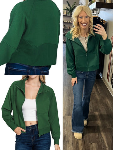 Gia Striped Sleeve Pullover