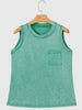 Hazel Mineral Wash Tank - Sea Green