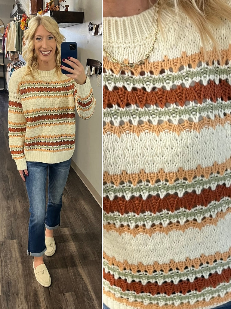 Jodi Open Knit Sweater